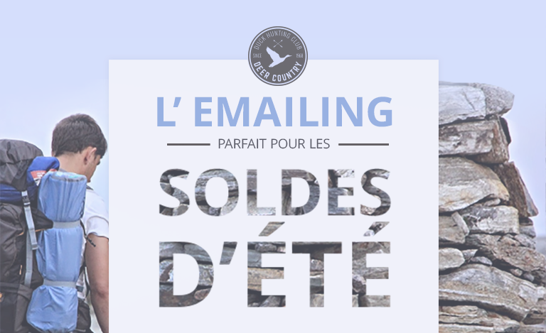 Emailing parfait pour les soldes d'été