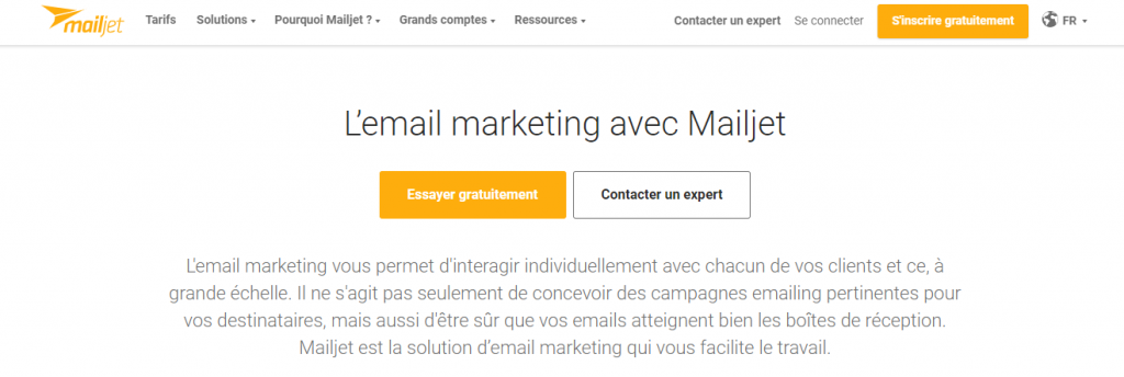 le logiciel de mailing mailjet