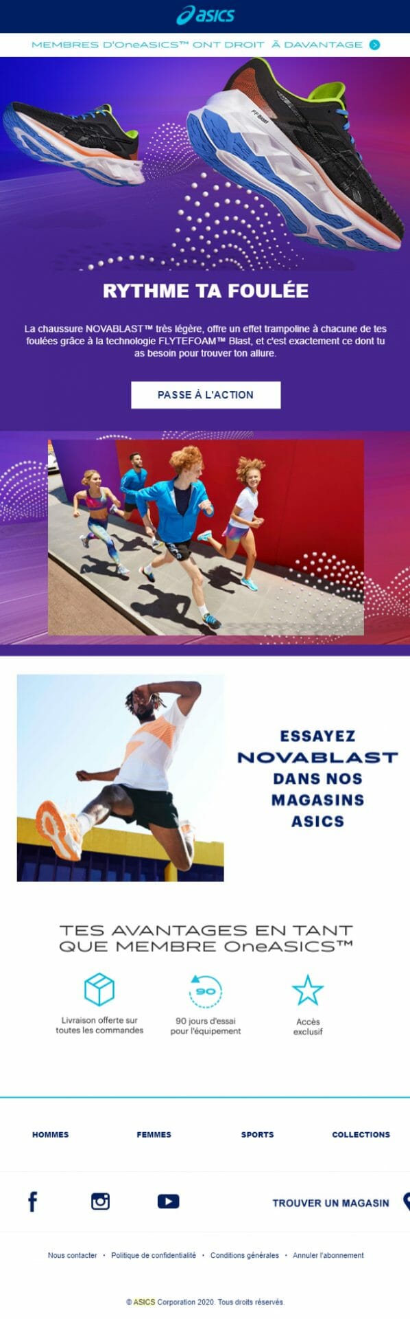 newsletter asics