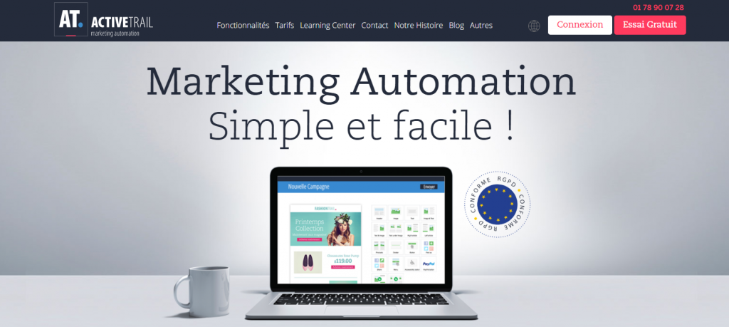 la solution marketing automation d'Active Trail