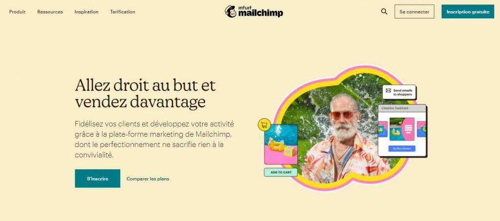 le logiciel emailing low cost Mailchimp a une offre gratuite