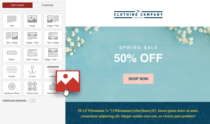 le builder de rapidmail
