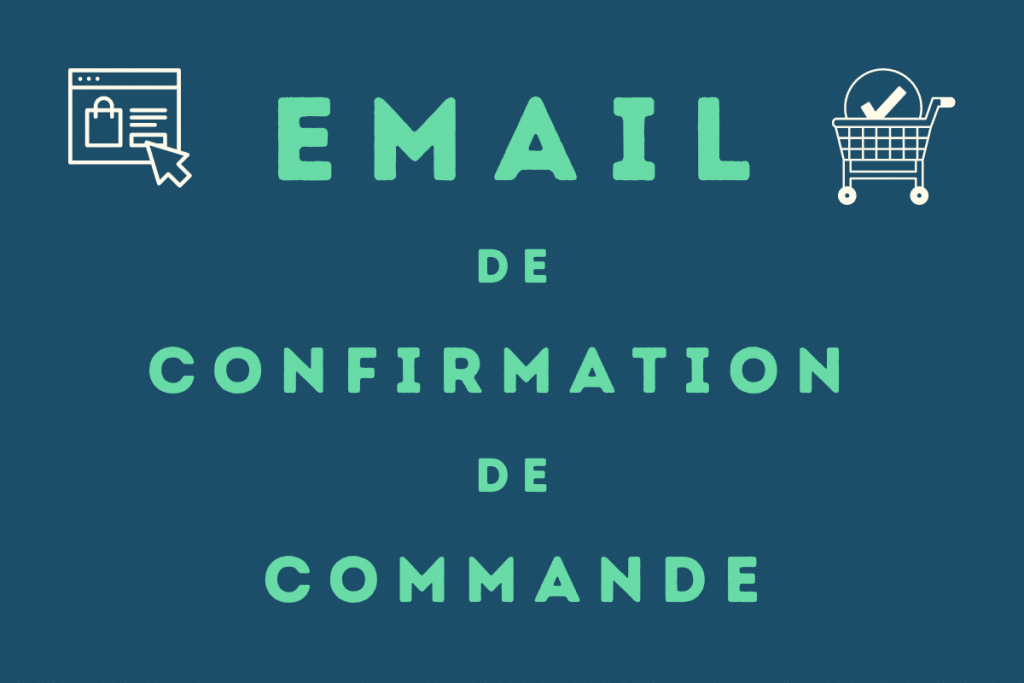 email de confirmation de commande