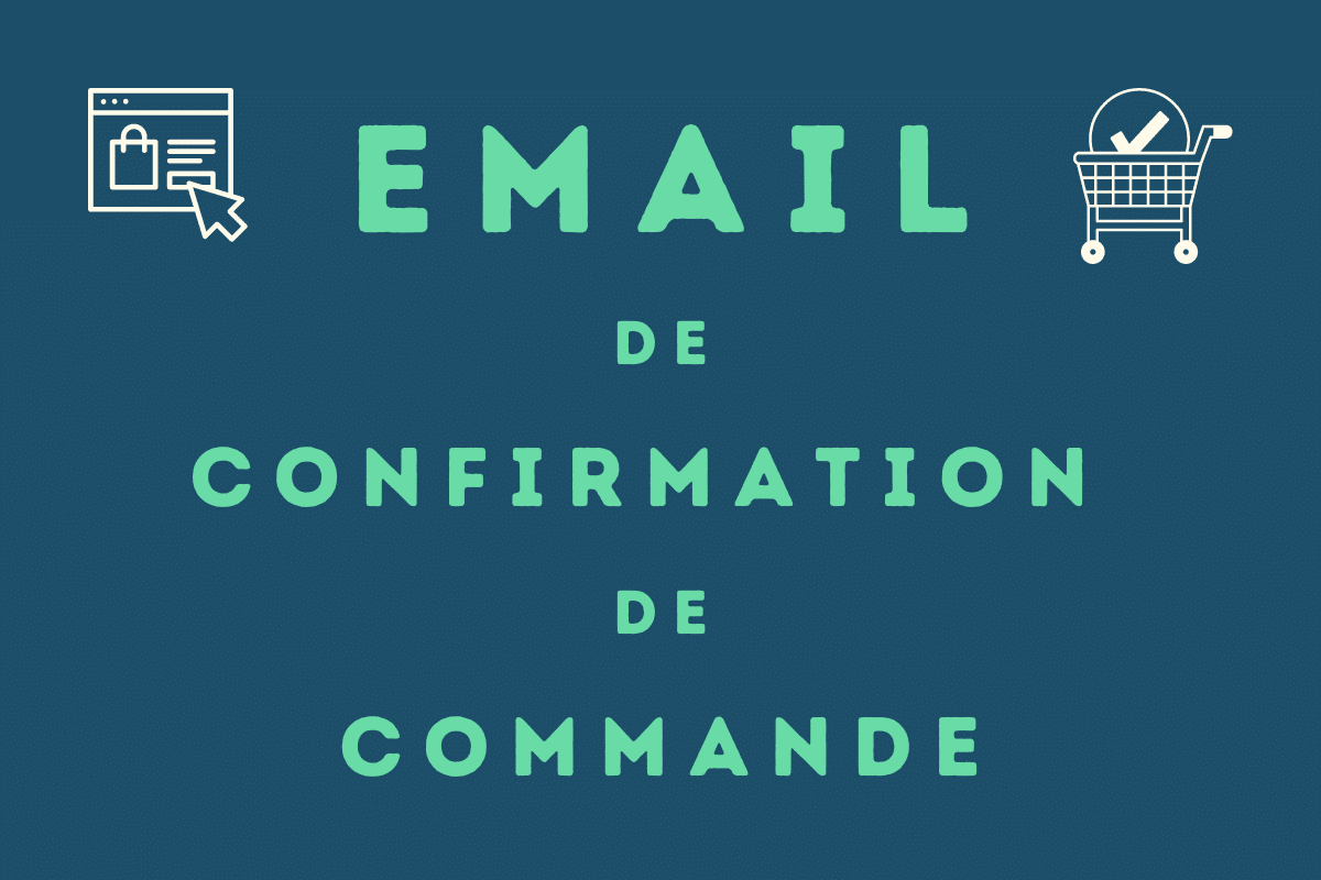 email de confirmation de commande