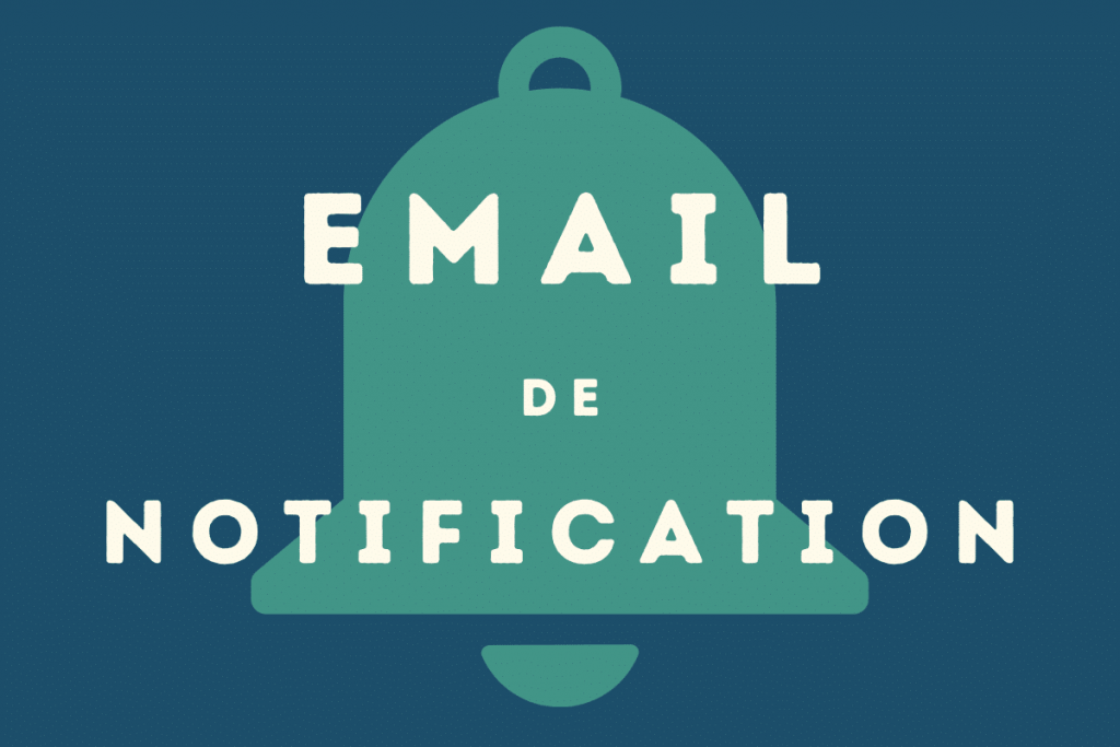 email de notification